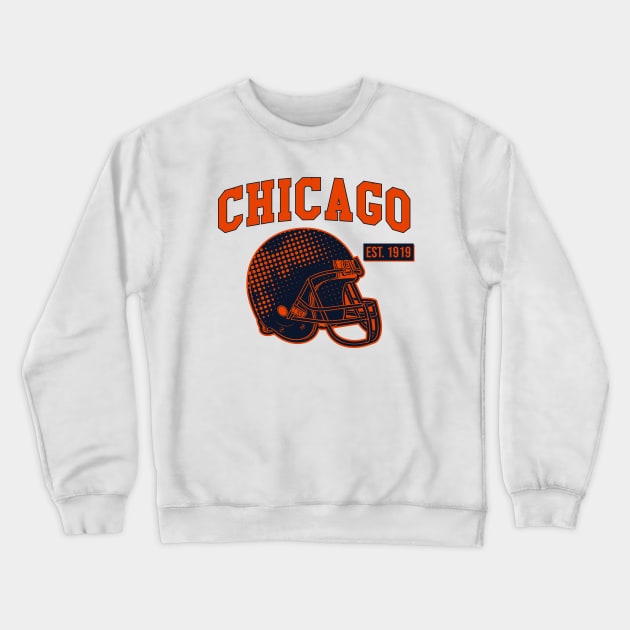 Chicago Football Crewneck Sweatshirt by Aloenalone